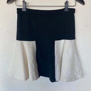Black and White Intermix Skirt